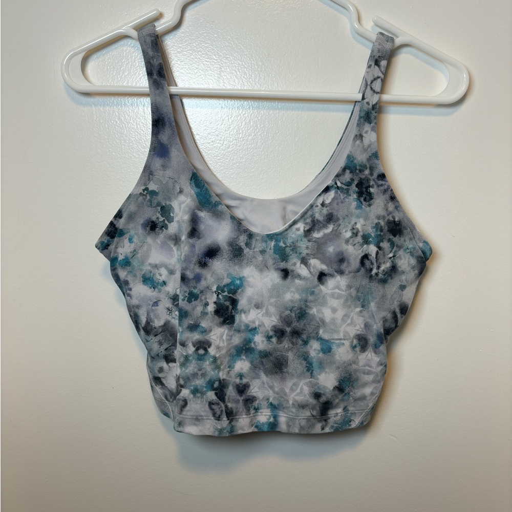 lululemon athletica Women's Tank Top in Teal, Gray, White